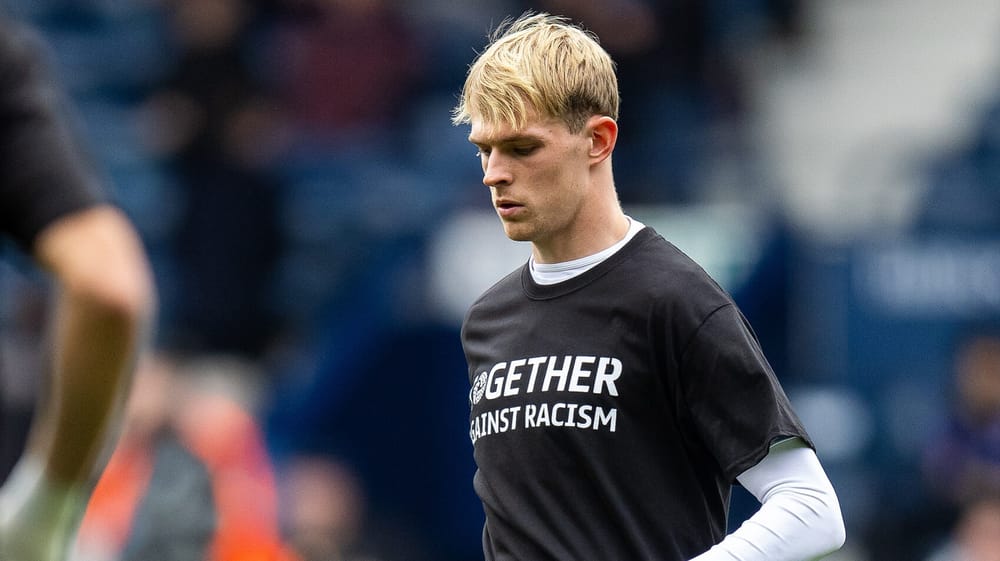 West Bromwich Albion midfielder Toby Collyer (13) warming up before the EFL Sky Bet Championship match between West Bromwich Albion and Preston North End at The Hawthorns, West Bromwich, England on 18 October 2025.