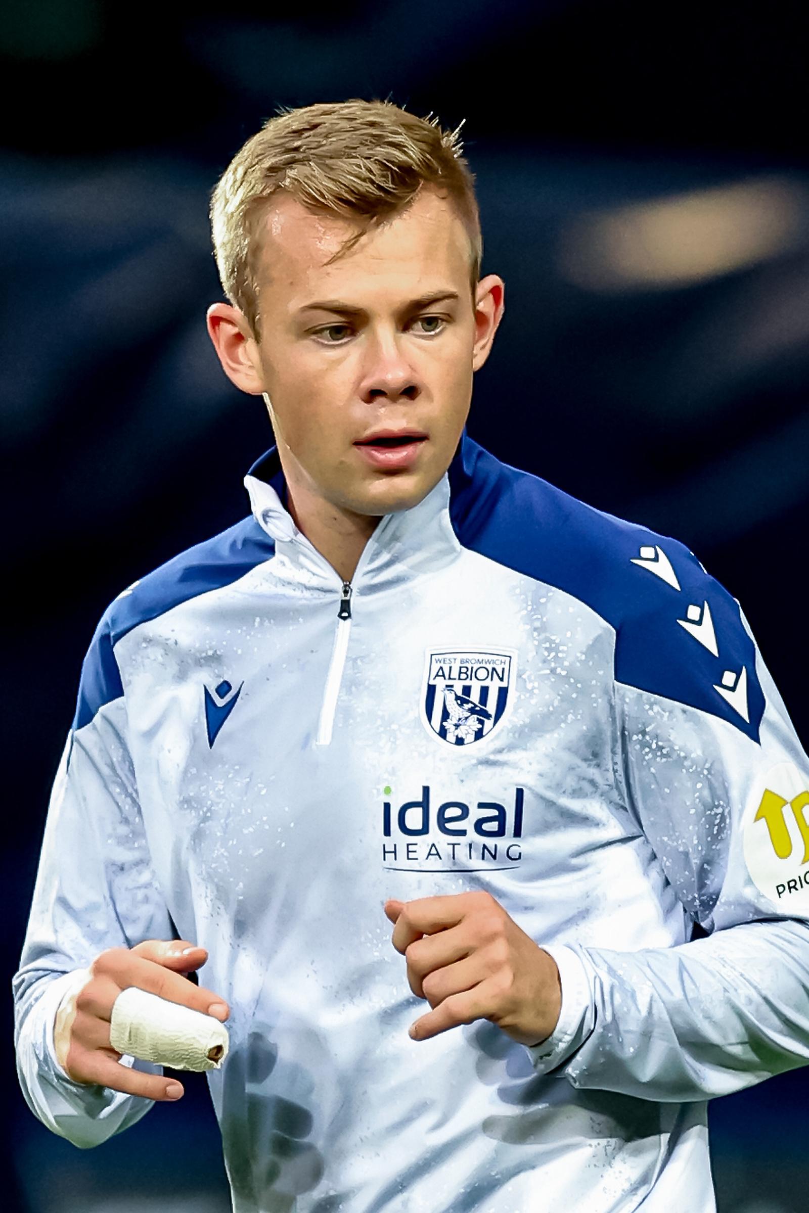 West Bromwich Albion forward Aune Heggebo (19) warming up before the EFL Sky Bet Championship match between West Bromwich Albion and Charlton Athletic at The Hawthorns, West Bromwich, UK on 2 September 2026.